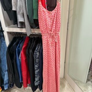Pink Patterned Women's Dress